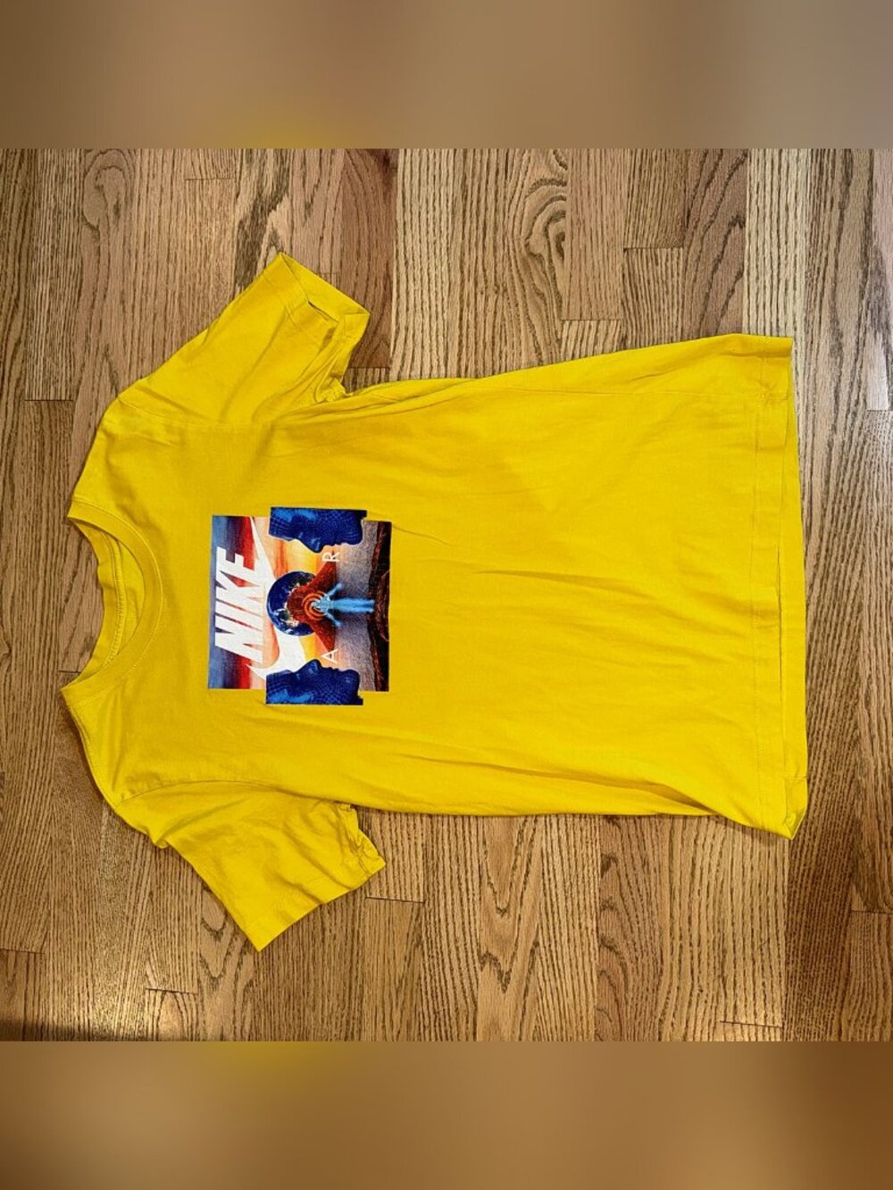 Nike Air Retro Graphic Tee Bright Yellow Men's M